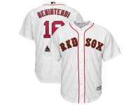 Youth Boston Red Sox Andrew Benintendi Majestic White 2019 Gold Program Cool Base Player Jersey