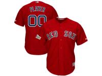 Youth Boston Red Sox Majestic Scarlet 2017 Postseason Cool Base Custom Jersey