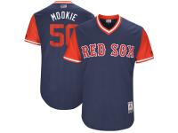 Youth Boston Red Sox Mookie Betts Mookie Majestic Navy 2017 Players Weekend Jersey