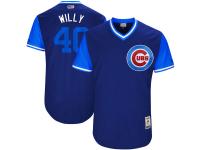 Youth Chicago Cubs Willson Contreras Willy Majestic Royal 2017 Players Weekend Jersey