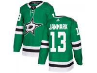 Youth Dallas Stars #13 Mattias Janmark adidas Kelly Green Authentic Jersey