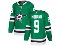 Youth Dallas Stars #9 Mike Modano adidas Kelly Green Authentic Jersey