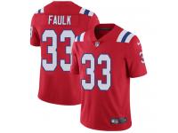Youth Limited Kevin Faulk #33 Nike Red Alternate Jersey - NFL New England Patriots Vapor Untouchable