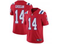 Youth Limited Steve Grogan #14 Nike Red Alternate Jersey - NFL New England Patriots Vapor Untouchable