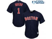 Youth Majestic Boston Red Sox #1 Bobby Doerr Authentic Navy Blue Alternate Road Cool Base MLB Jersey