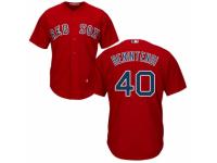 Youth Majestic Boston Red Sox #40 Andrew Benintendi Red Alternate Home Cool Base MLB Jersey