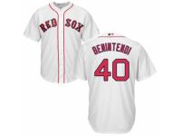 Youth Majestic Boston Red Sox #40 Andrew Benintendi White Home Cool Base MLB Jersey