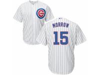 Youth Majestic Chicago Cubs #15 Brandon Morrow White Home Cool Base MLB Jersey