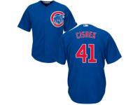 Youth Majestic Chicago Cubs #41 Steve Cishek Royal Blue Alternate Cool Base MLB Jersey