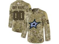 Youth NHL Adidas Dallas Stars Customized Limited Camo Salute to Service Jersey