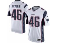 Youth Nike New England Patriots #46 James Develin White NFL Jersey