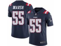 Youth Nike New England Patriots #55 Cassius Marsh Limited Navy Blue Rush Vapor Untouchable NFL Jersey