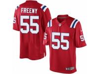 Youth Nike New England Patriots #55 Jonathan Freeny Limited Red Alternate NFL Jersey