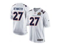 Youth Nike NFL Denver Broncos #25 Steve Atwater Super Bowl 50 Game White Jersey