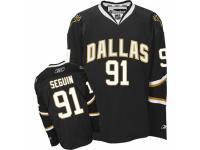 Youth Reebok Dallas Stars #91 Tyler Seguin Premier Black NHL Jersey