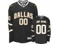 Youth Reebok Dallas Stars Customized Authentic Black NHL Jersey
