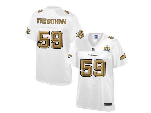 2016 NFL Denver Broncos (ILB) #59 Danny Trevathan Women Game Pro Line Super Bowl 50 Fashion Jerseys