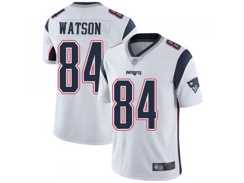#84 Limited Benjamin Watson White Football Road Men's Jersey New England Patriots Vapor Untouchable