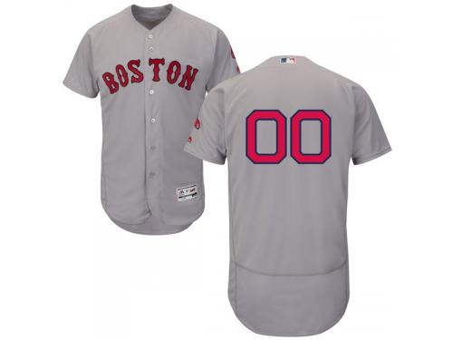 Boston Red Sox Majestic Flexbase Authentic Collection Custom Jersey - Gray
