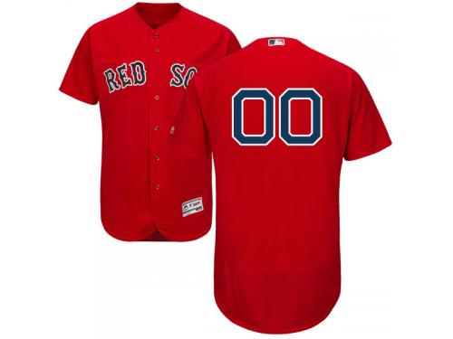 Boston Red Sox Majestic Flexbase Authentic Collection Custom Jersey - Red