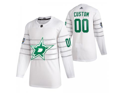 Dallas Stars #00 Custom 2020 NHL All-Star Game White Jersey Men's