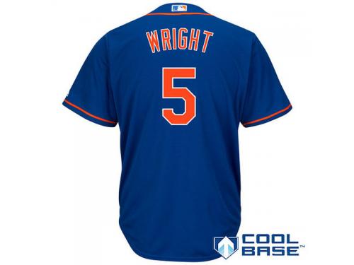 David Wright New York Mets Majestic 2015 Cool Base Player Jersey - Royal