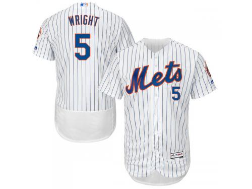 David Wright New York Mets Majestic Flexbase Authentic Collection Player Jersey - White