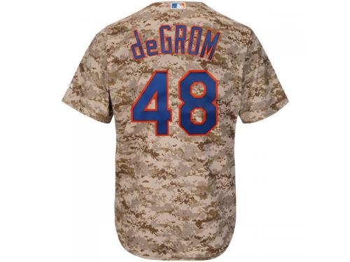Jacob deGrom New York Mets Majestic Cool Base Player Jersey - Camo