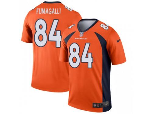 Legend Vapor Untouchable Men's Troy Fumagalli Denver Broncos Nike Jersey - Orange