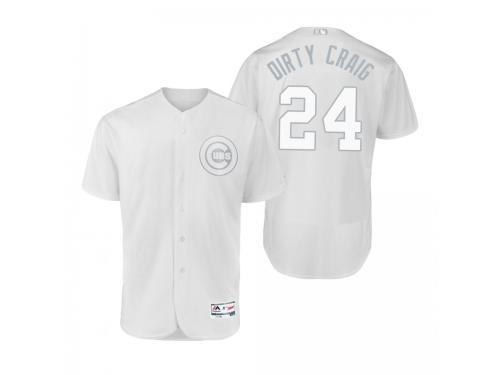 Men Cubs Craig Kimbrel Dirty Craig White 2019 Players' Weekend Jersey