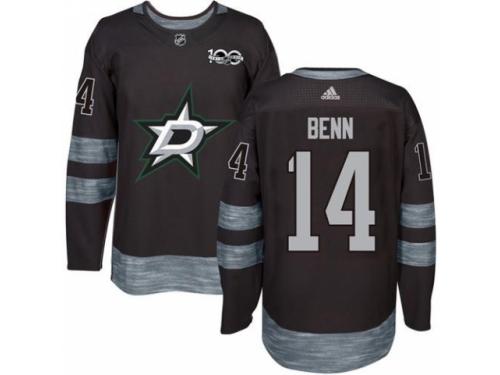 Men Dallas Stars #14 Jamie Benn Black 1917-2017 100th Anniversary Stitched NHL Jersey