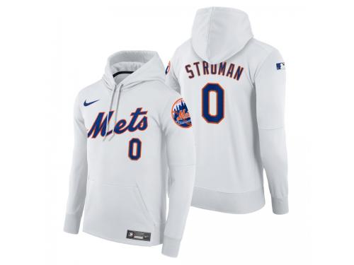 Men New York Mets Marcus Stroman Nike White Home Hoodie