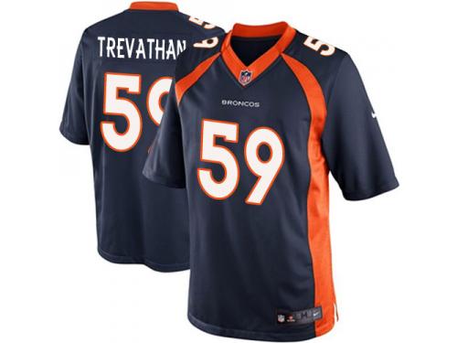 Men Nike NFL Denver Broncos #59 Danny Trevathan Navy Blue Limited Jersey