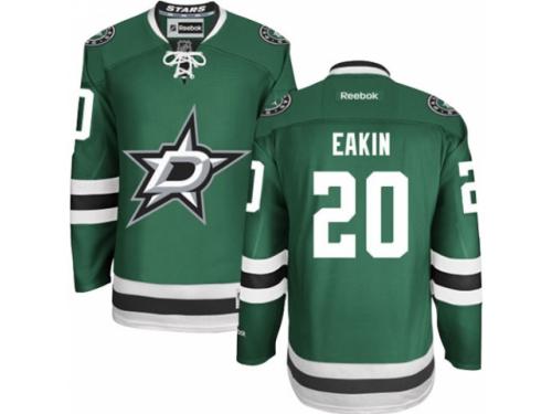 Men Reebok Dallas Stars #20 Cody Eakin Premier Green Home NHL Jersey