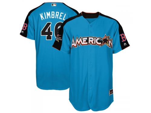 Men's American League Craig Kimbrel Majestic Blue 2017 MLB All-Star Game Home Run Derby Player Jersey