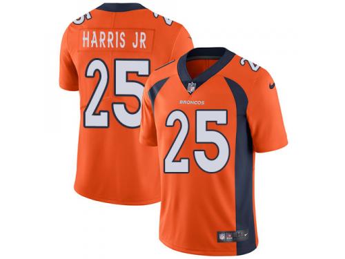 Men's Limited Chris Harris Jr #25 Nike Orange Home Jersey - NFL Denver Broncos Vapor Untouchable