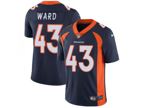 Men's Limited T.J. Ward #43 Nike Navy Blue Alternate Jersey - NFL Denver Broncos Vapor Untouchable