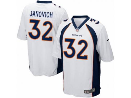 Men's Nike Denver Broncos #32 Andy Janovich Game White NFL Jersey