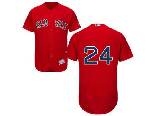 MLB Boston Red Sox #24 David Price Men Red Authentic Flexbase Collection Jersey