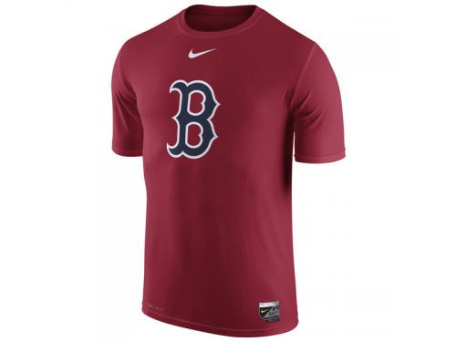 MLB Men Nike Boston Red Sox Nike Authentic Collection Legend Logo 1.5 Performance T-Shirt - Red