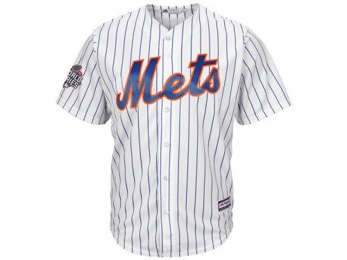 New York Mets Majestic 2015 World Series Bound Replica Jersey - White