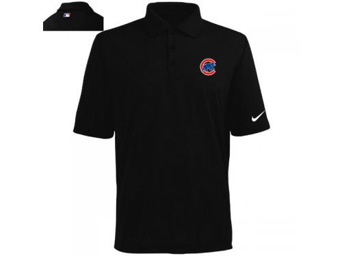 Nike Chicago Cubs 2014 Players Performance Polo - Black