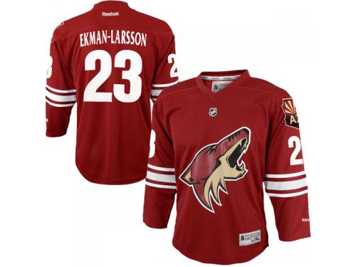 Oliver Ekman-Larsson Arizona Coyotes Reebok Youth Replica Player Hockey Jersey C Sedona Red