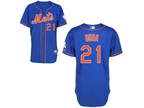 Royal Blue Lucas Duda Men #21 Majestic MLB New York Mets Cool Base Alternate Home Jersey