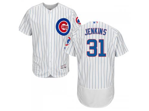White Fergie Jenkins Men #31 Majestic MLB Chicago Cubs Flexbase Collection Jersey