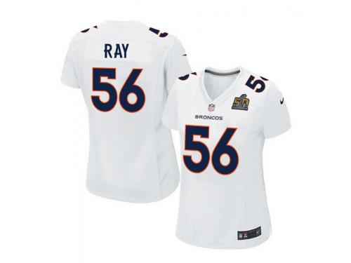 Women Nike NFL Denver Broncos #56 Shane Ray Super Bowl 50 Game White Jersey