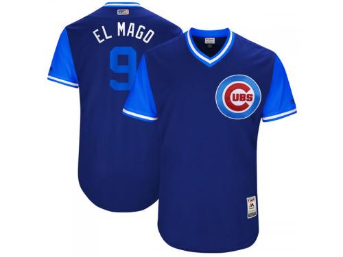 Youth Chicago Cubs Javier Baez El Mago Majestic Royal 2017 Players Weekend Jersey