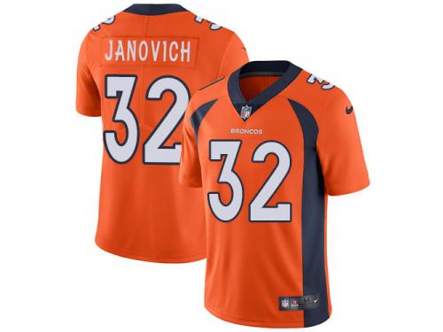 Youth Limited Andy Janovich #32 Nike Orange Home Jersey - NFL Denver Broncos Vapor Untouchable