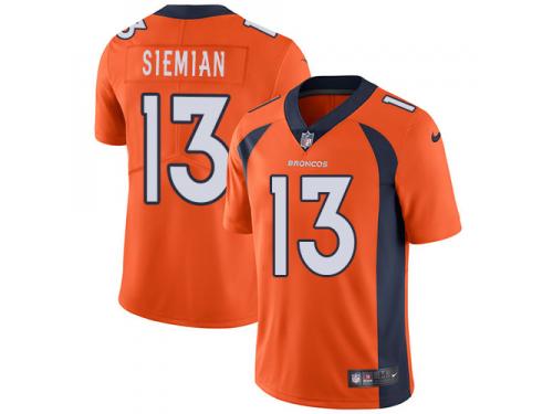 Youth Limited Trevor Siemian #13 Nike Orange Home Jersey - NFL Denver Broncos Vapor Untouchable
