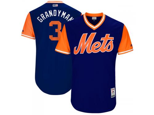 Youth New York Mets Curtis Granderson Grandyman Majestic Royal 2017 Players Weekend Jersey